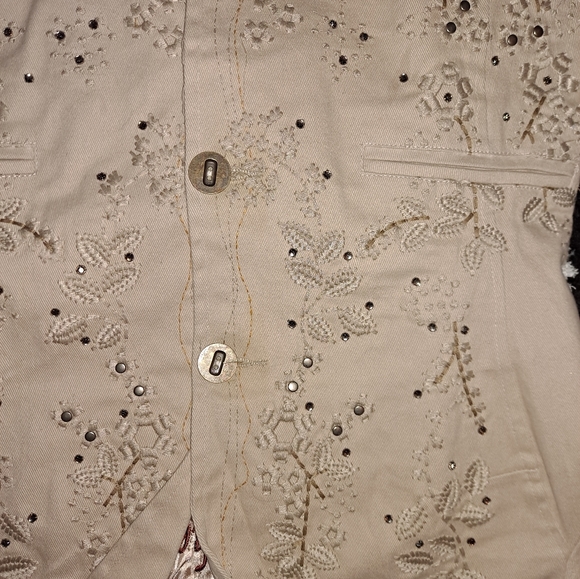 NWT PAPARAZZI Jean Jacket sz M L - Picture 10 of 11